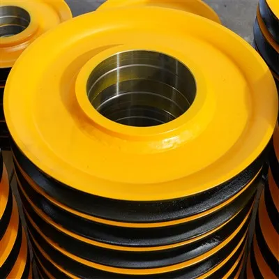 Kikötői daru szíjtárcsás kerekek